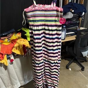 Justice Multicolor Striped Dress